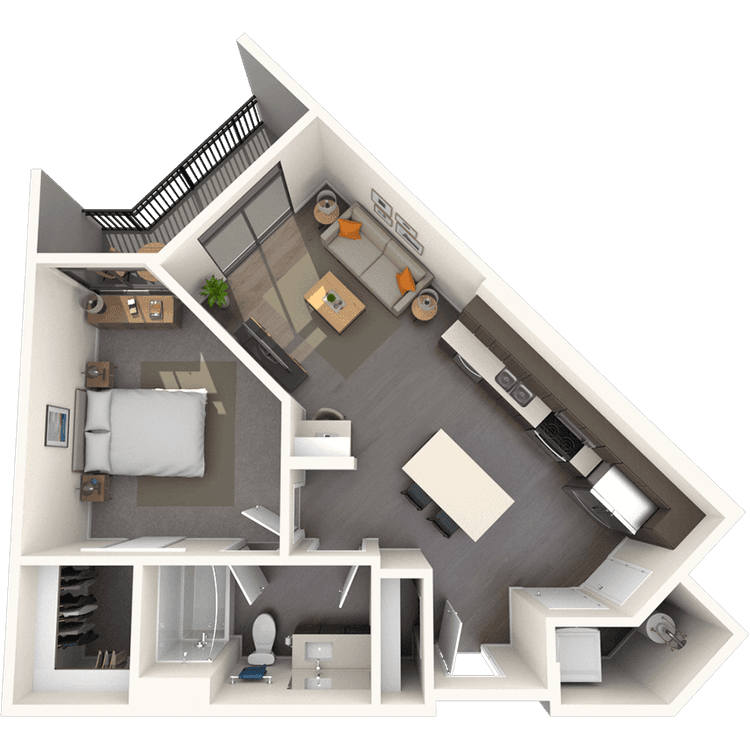 Floorplan image of unit C-217