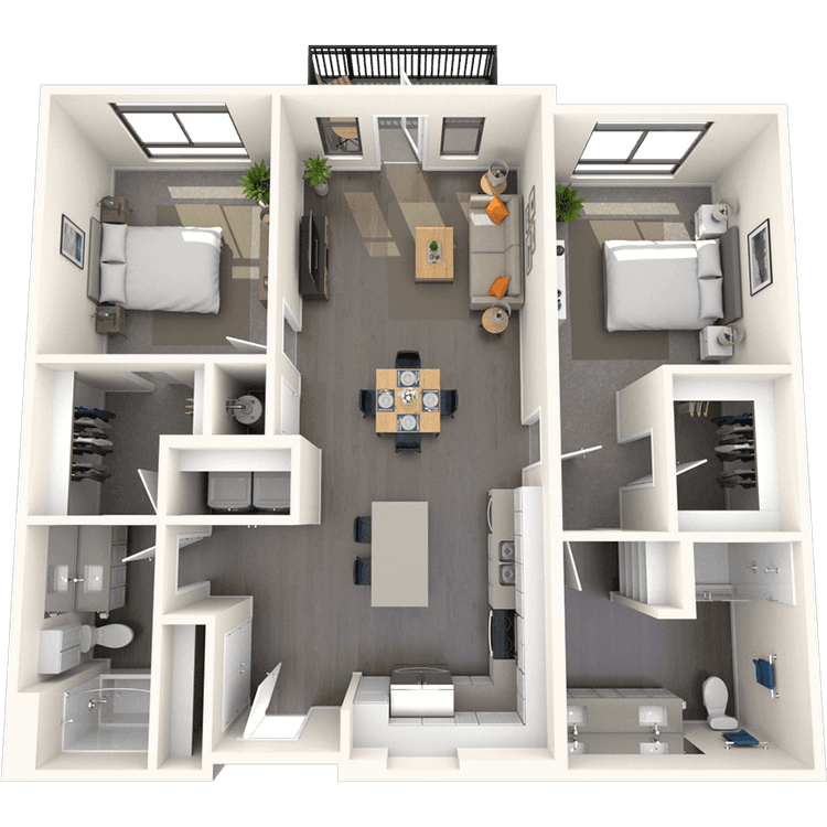 Floorplan image of unit A-228