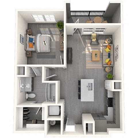 Floorplan image of unit 13302