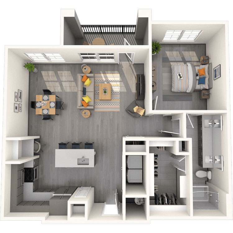 Floorplan image of unit 11204