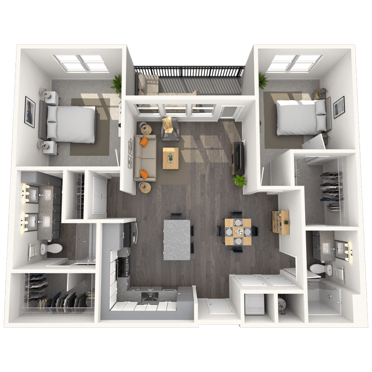 Floorplan image of unit 1109