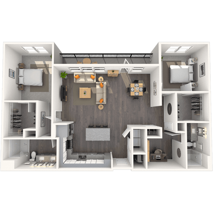 Floorplan image of unit 1111