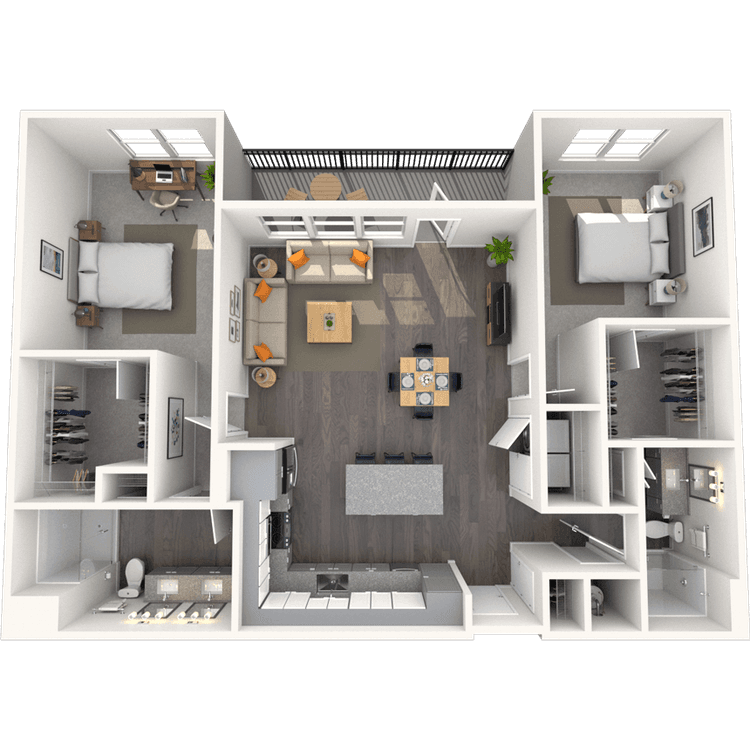 Floorplan image of unit 5224