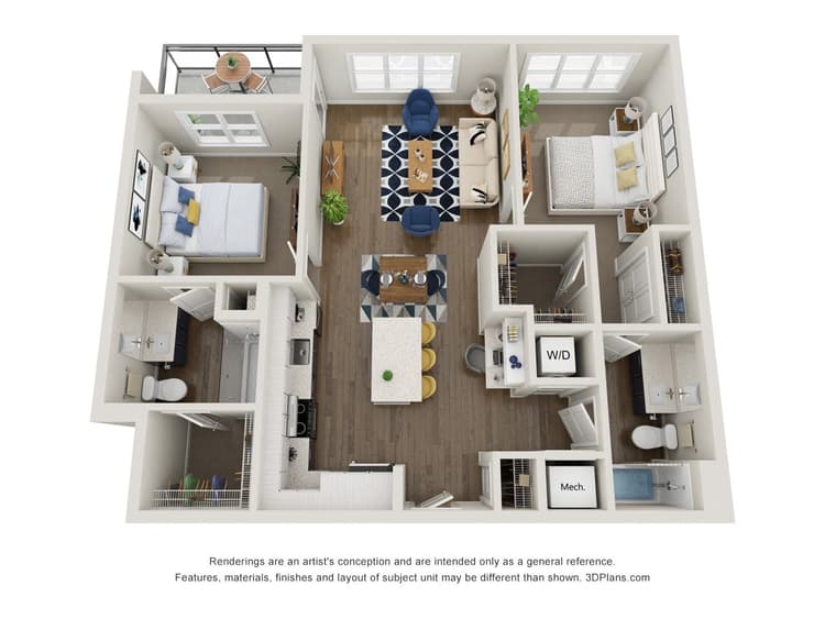 Floorplan image of unit 239