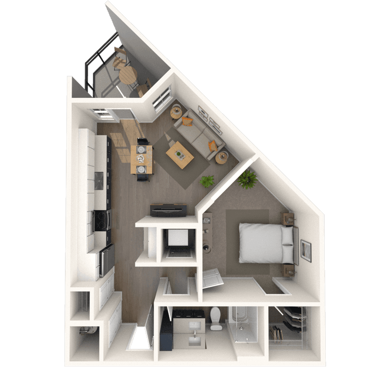 Floorplan image of unit 131
