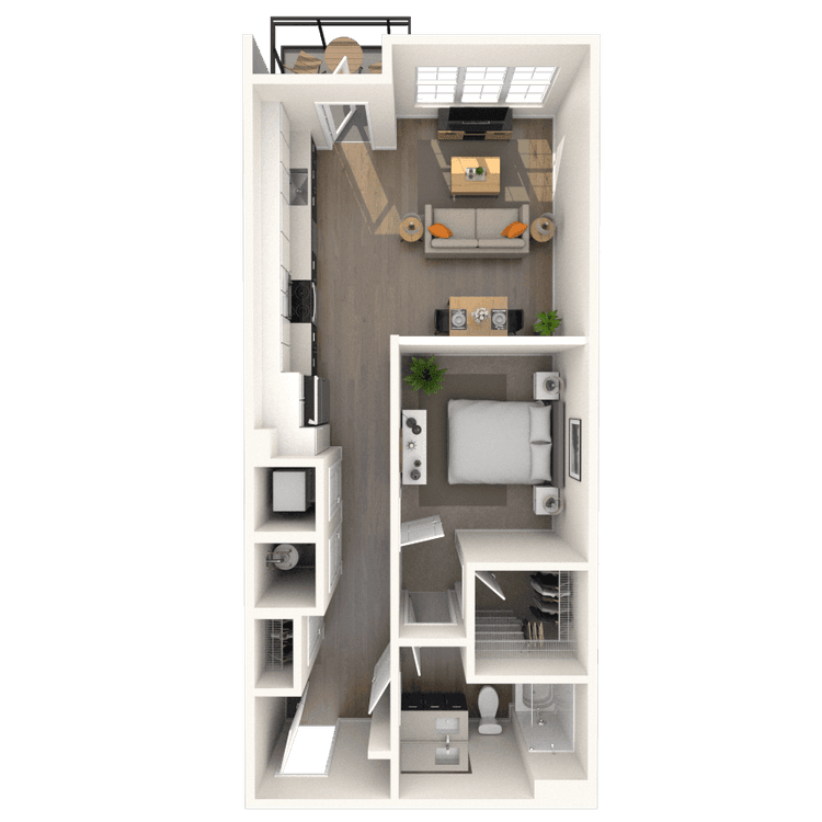 Floorplan image of unit 576