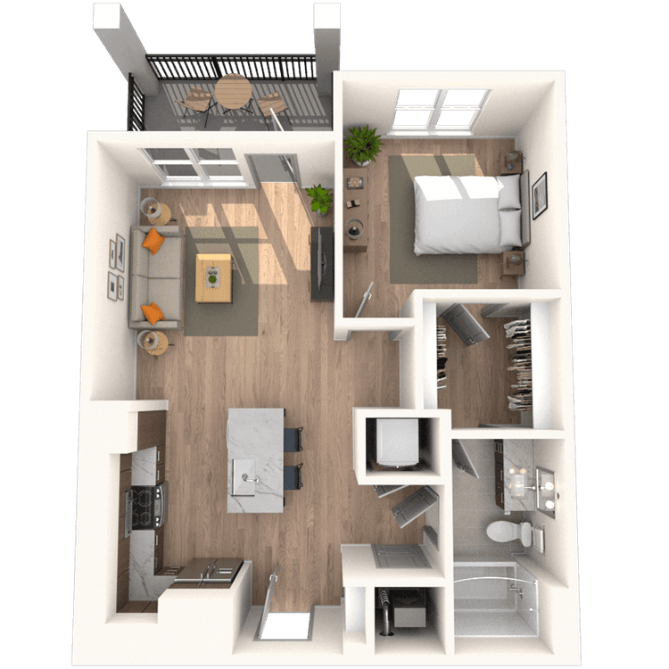 Floorplan image of unit 3303
