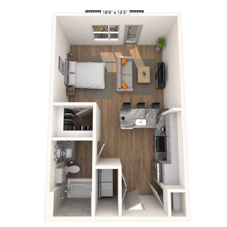 Floorplan image of unit 1571