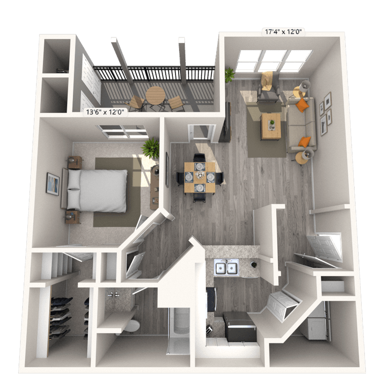 Floorplan image of unit 7422Q