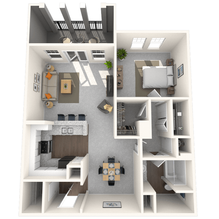Floorplan image of unit 1147