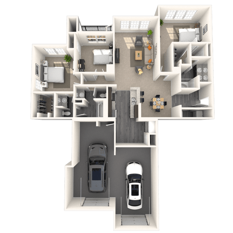 Floorplan image of unit 7007GT1