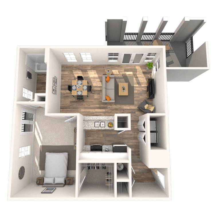 Floorplan image of unit 146