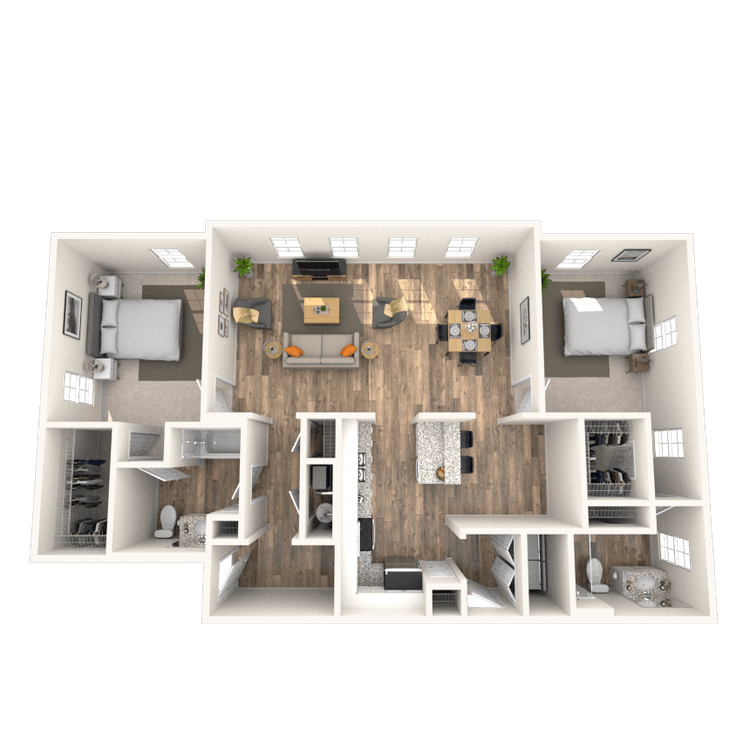 Floorplan image of unit 220
