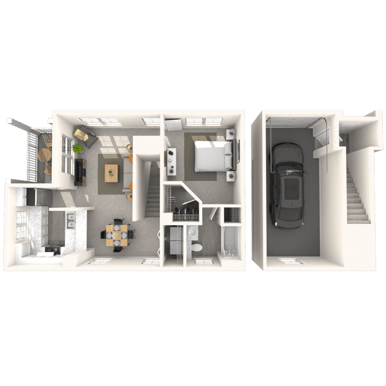 Floorplan image of unit 252