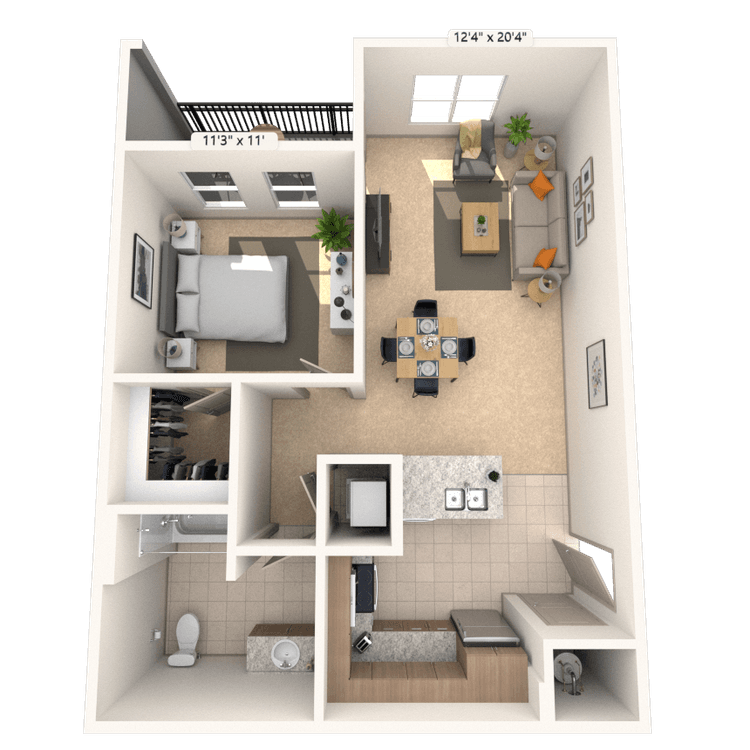 Floorplan image of unit I 8131