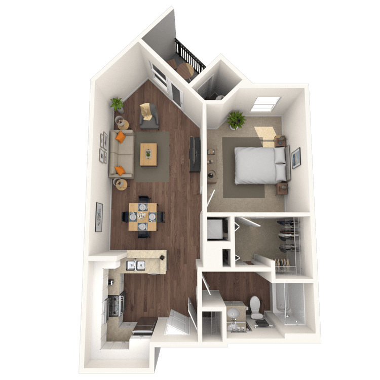 Floorplan image of unit 4426