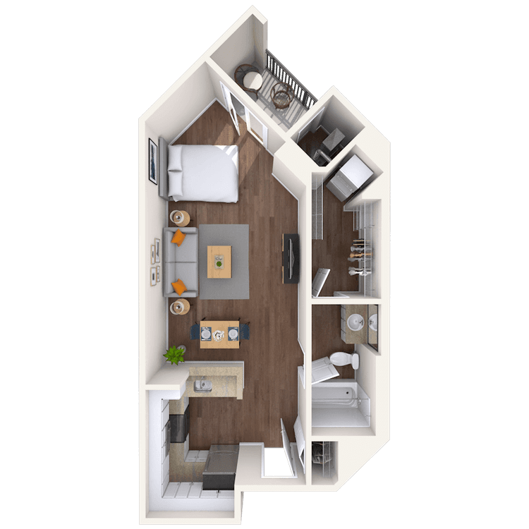 Floorplan image of unit 1216