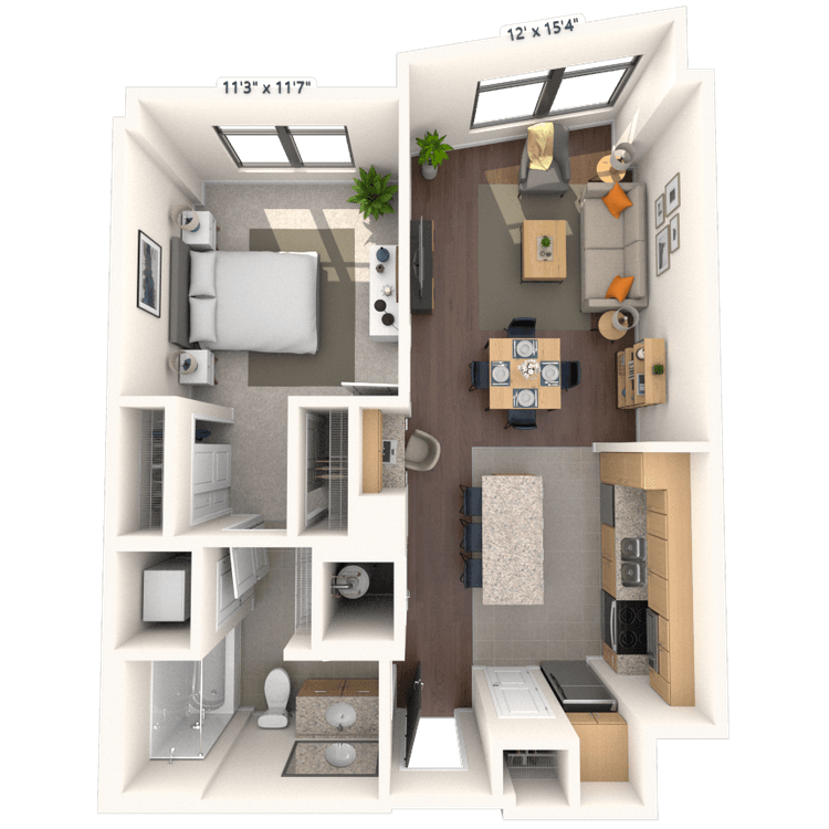 Floorplan image of unit 810HL2