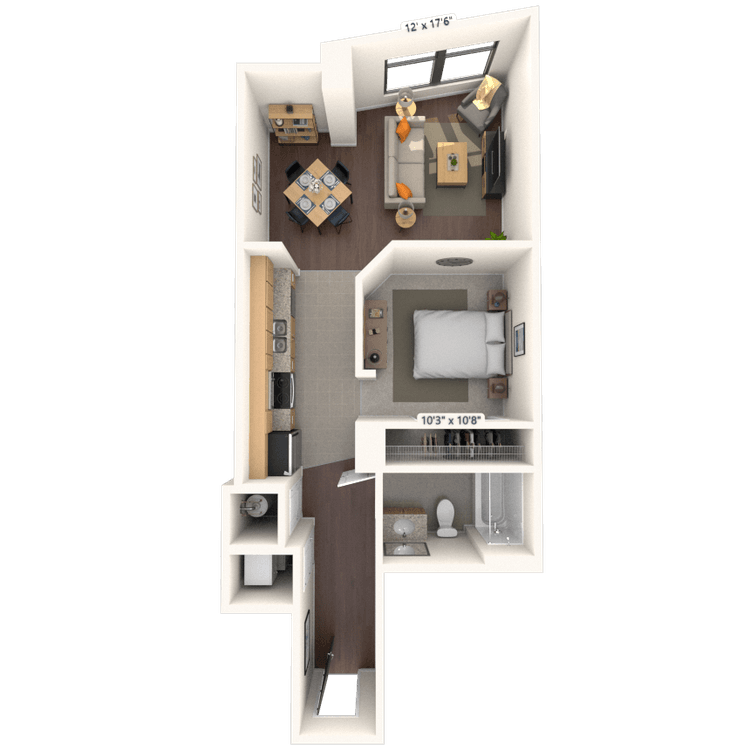 Floorplan image of unit 1109HL2