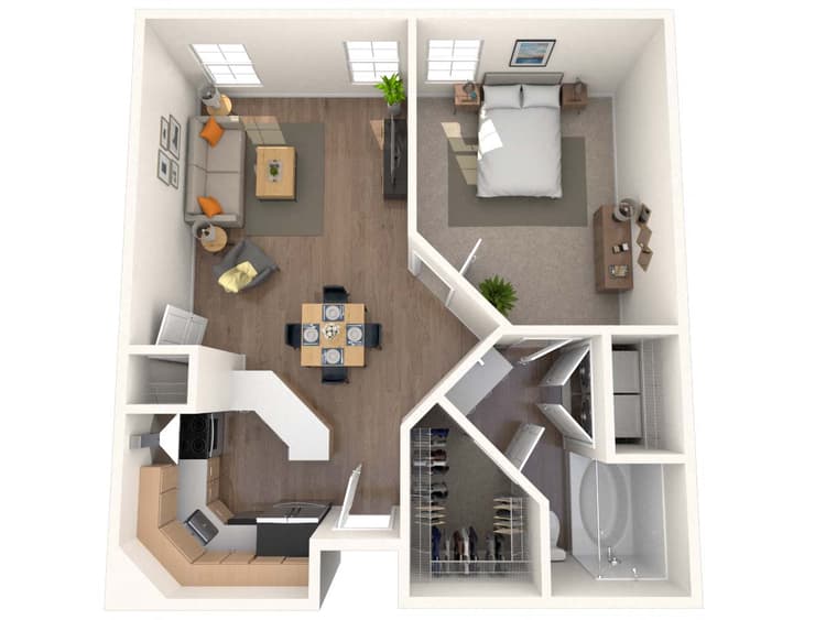 Floorplan image of unit 216