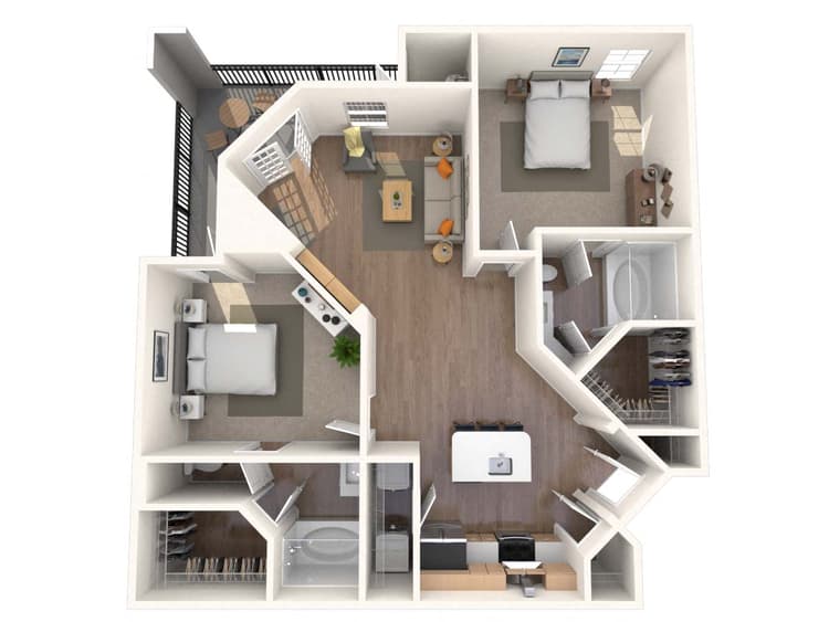 Floorplan image of unit 331