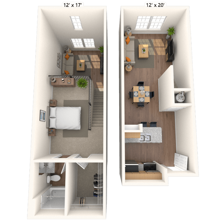 Floorplan image of unit 3065
