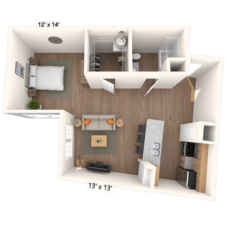Floorplan image of unit 2048