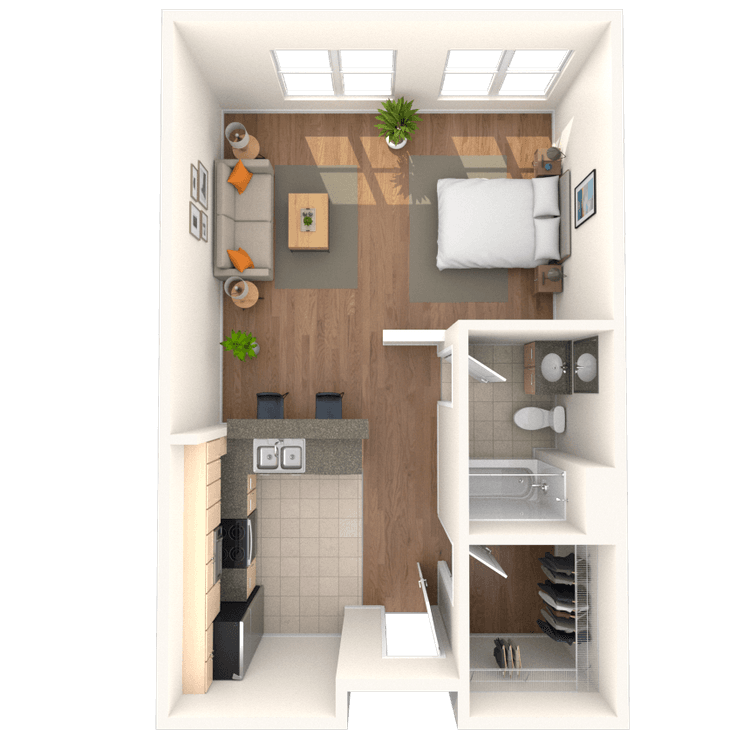 Floorplan image of unit 237