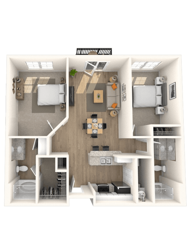 Floorplan image of unit 4710