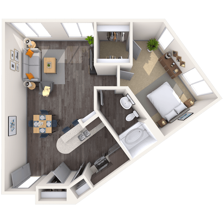 Floorplan image of unit 1739