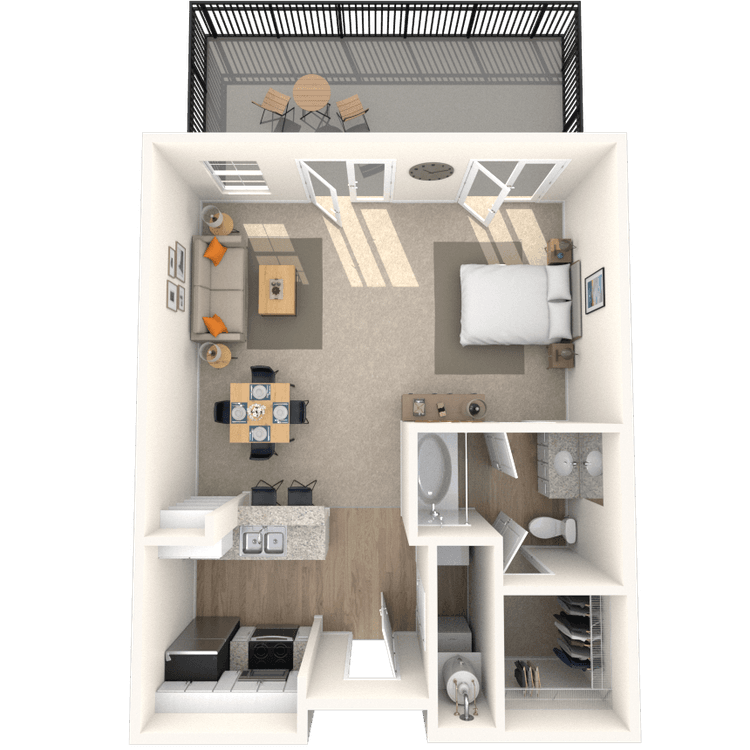 Floorplan image of unit 2425