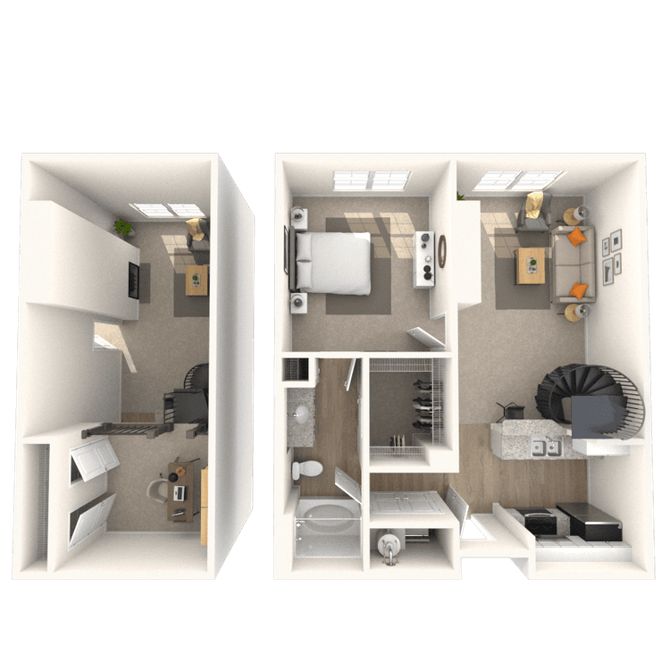 Floorplan image of unit 4650