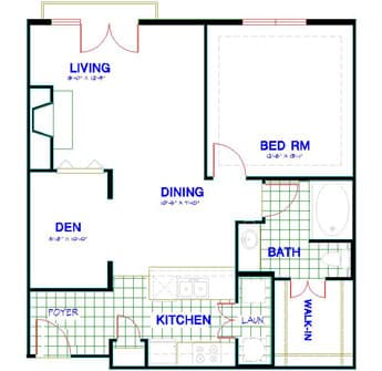 Floorplan image of unit 3228