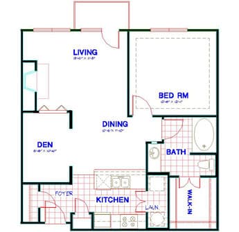 Floorplan image of unit 3245