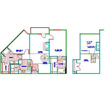 Floorplan image of unit 4329