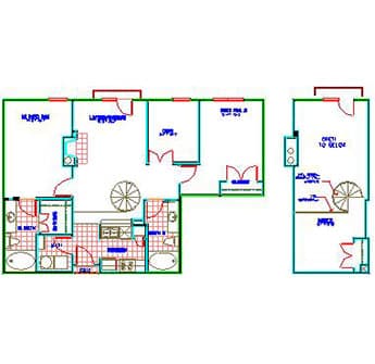 Floorplan image of unit 4340