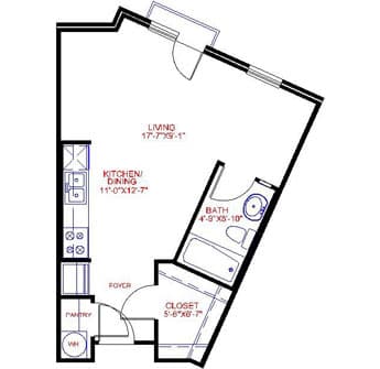 Floorplan image of unit 4725