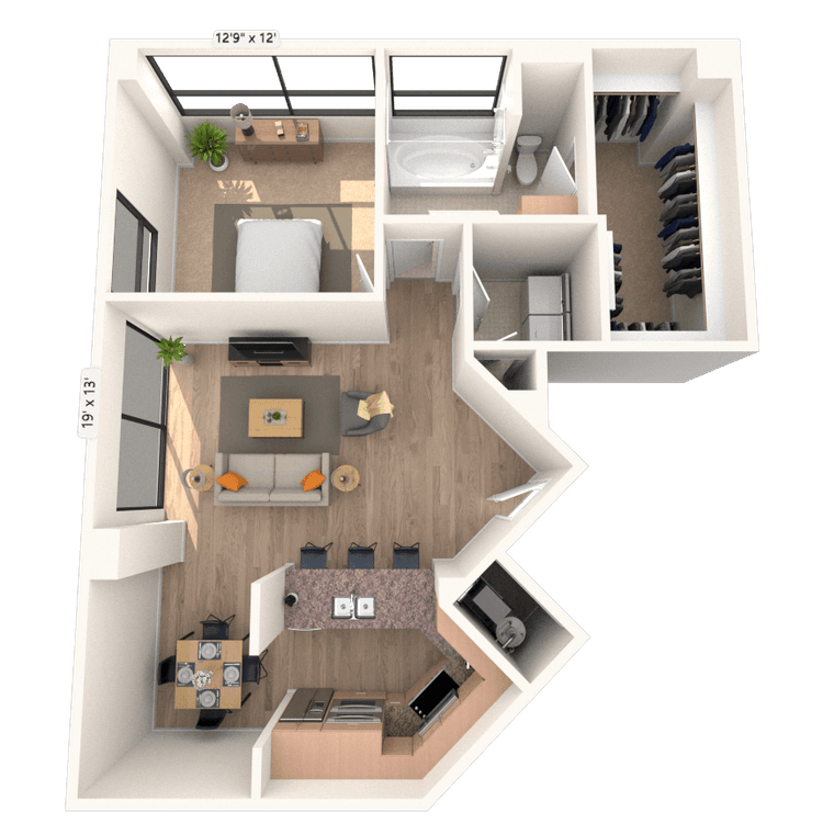 Floorplan image of unit 2021
