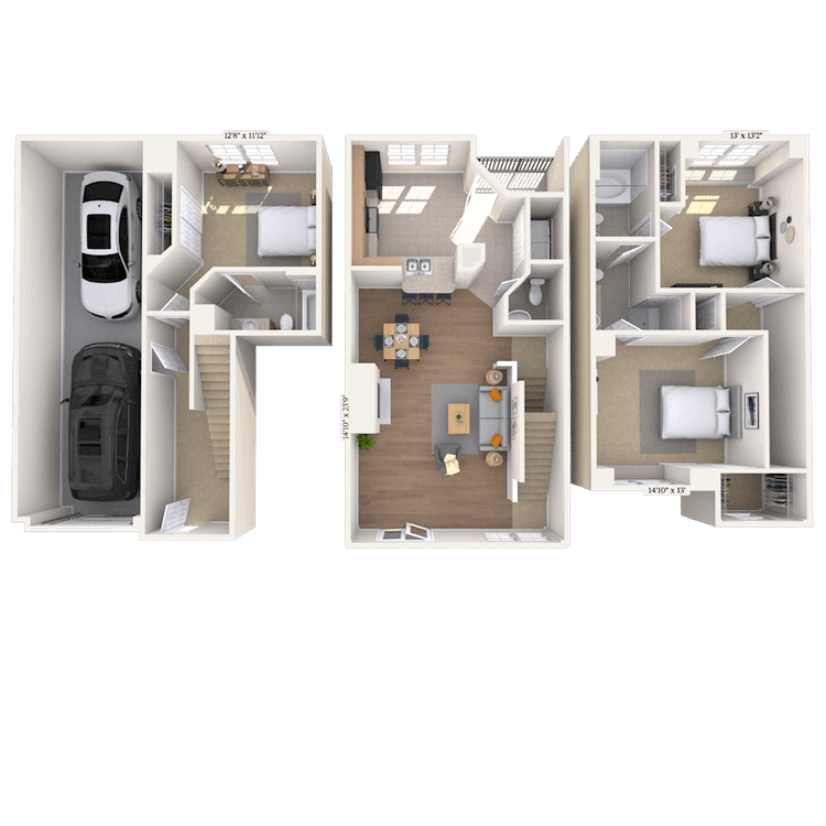 Floorplan image of unit 826