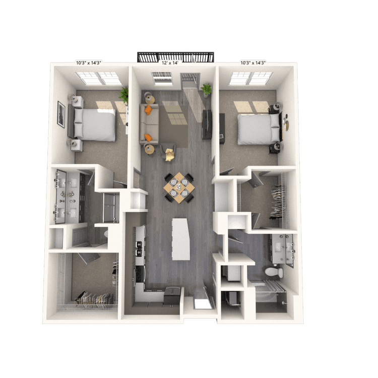 Floorplan image of unit 467
