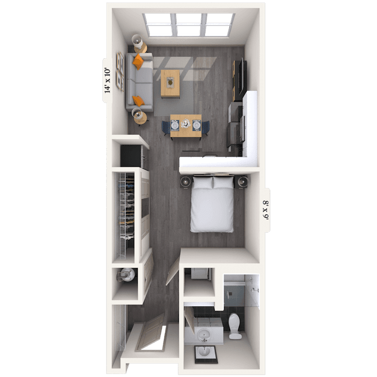 Floorplan image of unit 479