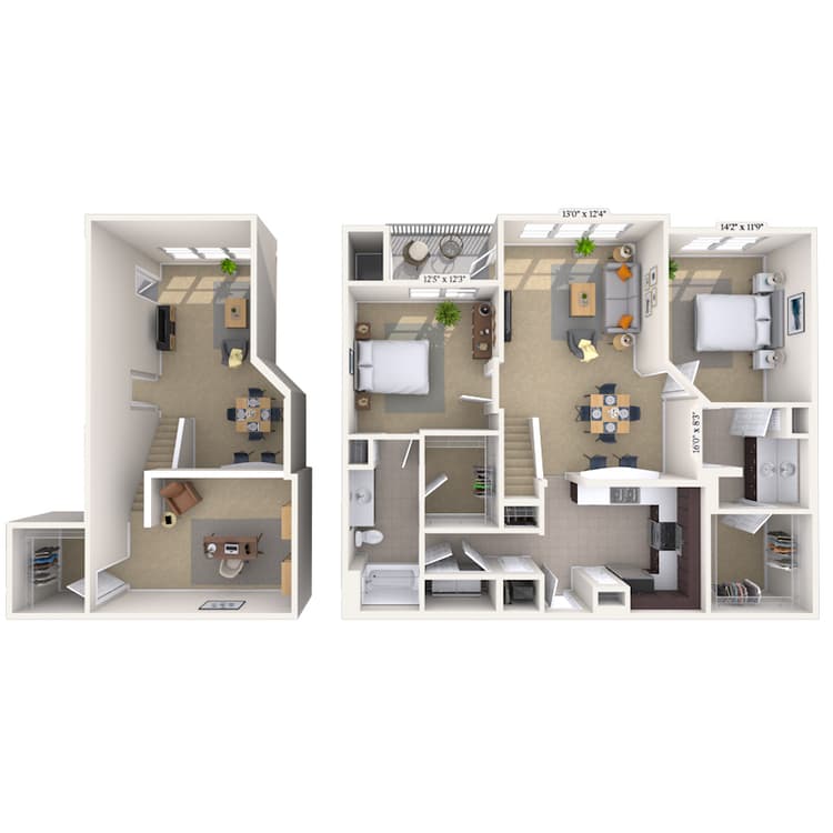 Floorplan image of unit 011805