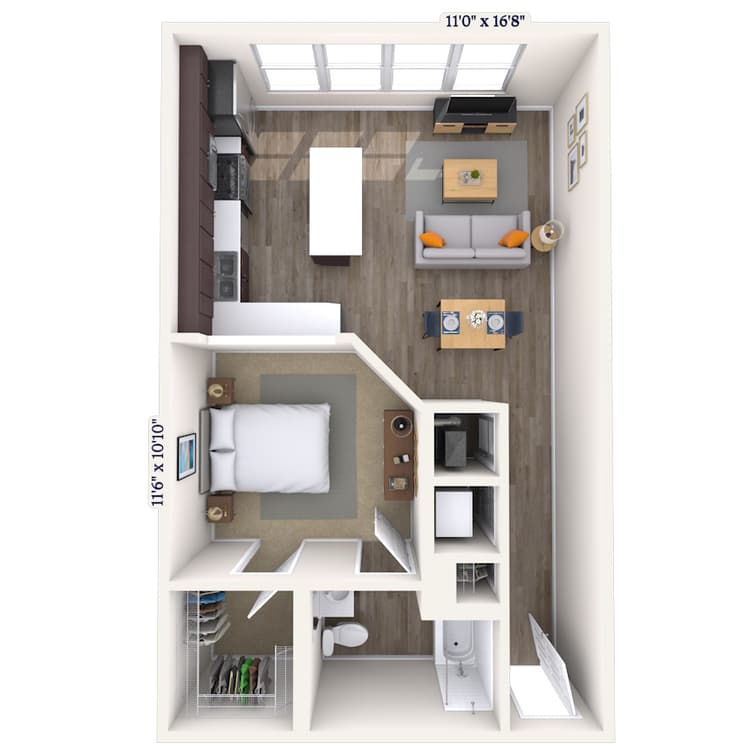 Floorplan image of unit 021820