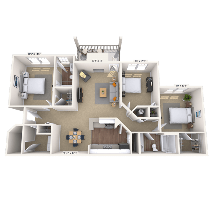 Floorplan image of unit 011223