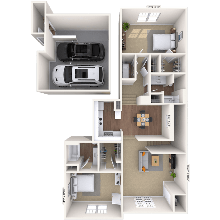 Floorplan image of unit 181806