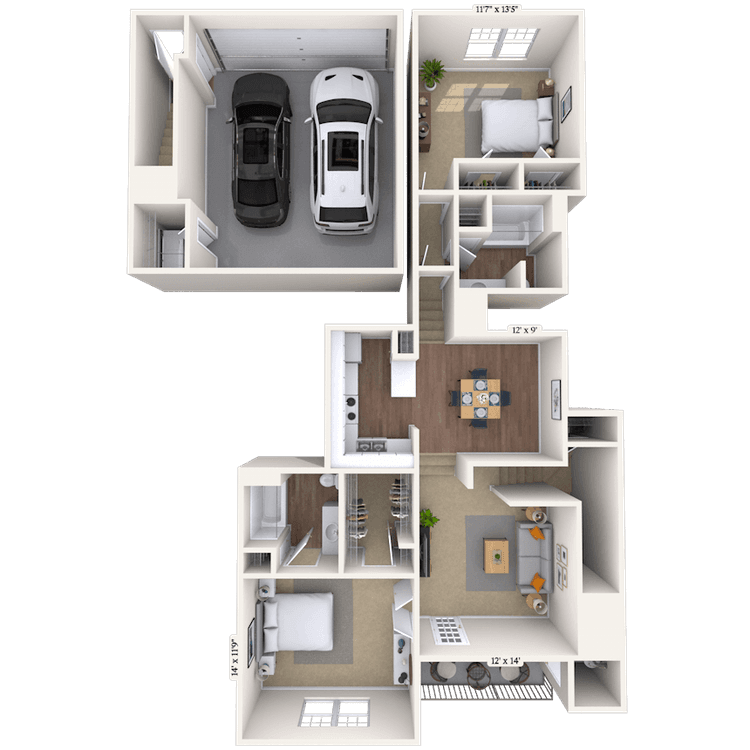 Floorplan image of unit 05503