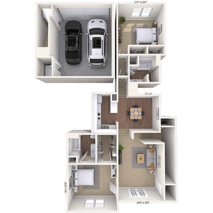 Floorplan image of unit 191903