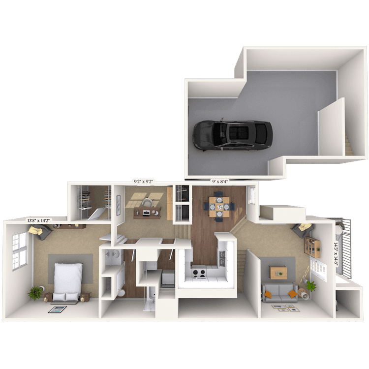 Floorplan image of unit 05513