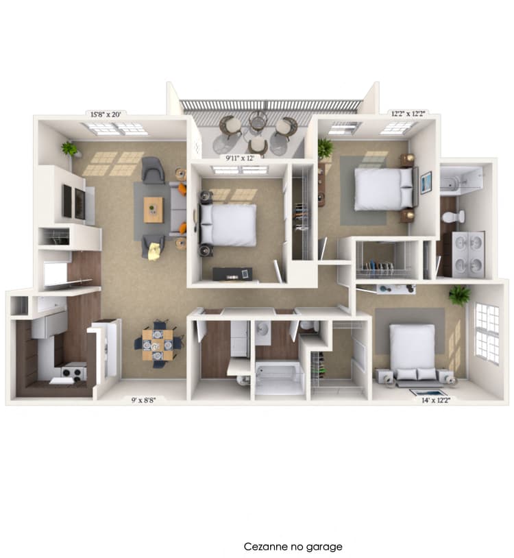 Floorplan image of unit 090932