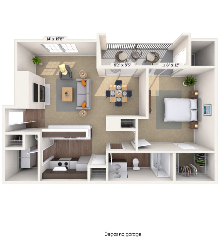 Floorplan image of unit 121233